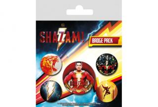 Odznaky Shazam - 5-pack Power