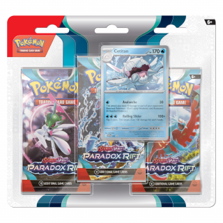 Pokémon TCG: Scarlet & Violet Paradox Rift - 3-Pack Blister - Cetitan (EN)