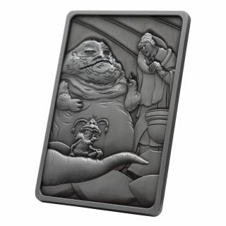 Star Wars Iconic Scene Collection Limite Edition - kovová karta - Jabba the Hut