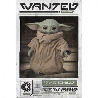 Star Wars: Mandalorian - plagát - Wanted the Child