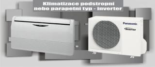 Panasonic parapetno-podstropná klimatizácia KIT-E18DTEW