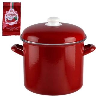 Green Home 57035 hrniec smalt, 10,4 L červený, sladká paprika GURMÁN 50 g