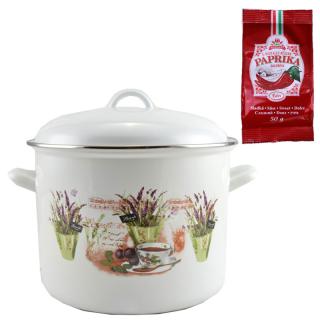 Perfect Cauldron 13473 hrniec smalt, 10,4 L levanduľa, sladká paprika GURMÁN 50 g