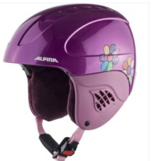 Alpina Sports CARAT ružová (51 - 55) - Detská lyžiarska prilba  Rozbalené