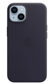 Apple iPhone 14 Kožený kryt s MagSafe - Ink, MPP63ZM/A  Rozbalené