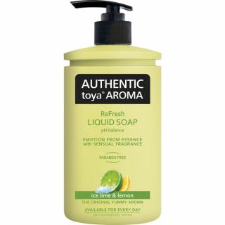 Authentic Toya Aroma - Tekuté mydlo - Ice Lime a Lemon - 400 ml