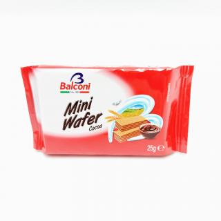Balconi Mini Wafer - Sušienky s kakaovou náplňou 20x25g