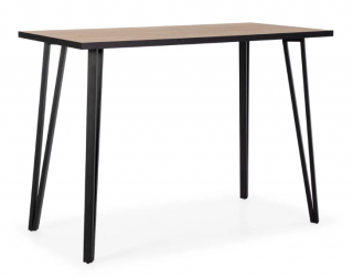 Barový stôl s doskou v dubovom dekore 60x140 cm Sindi – Marckeric  Rozbalené