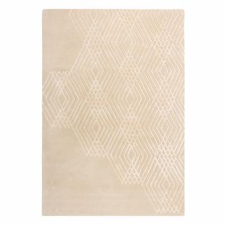 Béžový vlnený koberec Flair Rugs Diamonds, 120 x 170 cm  Rozbalené