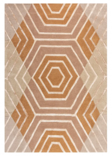 Béžový vlnený koberec Flair Rugs Harlow, 160 x 230 cm  Rozbalené