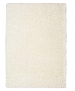 Biely koberec Universal Floki Liso, 160 x 230 cm  Rozbalené