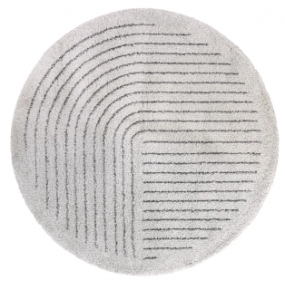 Biely okrúhly koberec ø 160 cm Dion – Hanse Home  Rozbalené