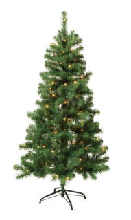 Blokker Umelý vianočný stromček s LED osvetlením 150 cm  Rozbalené