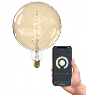 Calex Smart Lamp XXL - Wifi LED vláknové osvetlenie - Teplé biele svetlo  Rozbalené