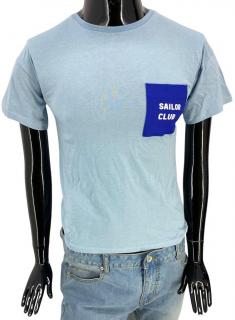 Chlapčenské tričko s krátkym rukávom, EDEN ET VICTOR, bledo modré Veľkosť DETSKÉ: 164