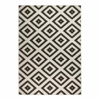 Čierno-krémový vonkajší koberec NORTHRUGS Malta, 160 x 230 cm  Rozbalené