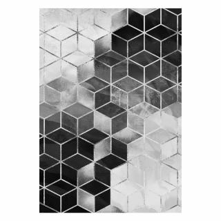 Čierny koberec 180x120 cm Optic - Rizzoli  Rozbalené