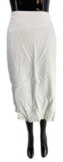 Dámska midi sukňa - Félino - biela Veľkosť XS-XXL: XL