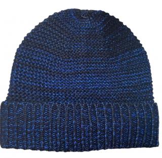 Dámska pletená čiapka OODJI Farba: Tmavě modrá