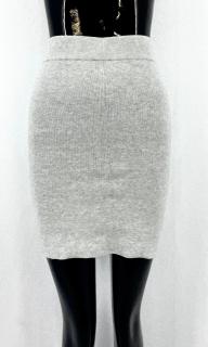 Dámska úpletová sukňa Noisy May - šedá Veľkosť XS-XXL: L