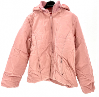 Dámska zimná bunda s kapucňou - ružová Veľkosť XS-XXL: M