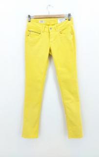 Dámske/dievčenské nohavice New Brooke - Pepe Jeans, žlté Veľkosť NOHAVICE: 24/32