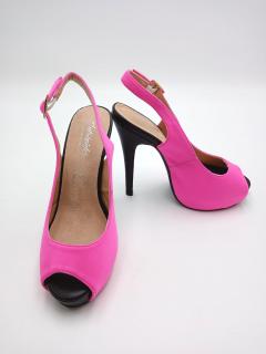 Dámske lodičky na vysokom podpätku Intrépides Shoes, ružové Veľkosť OBUV: 35