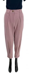 Dámske módne nohavice, OODJI, ružové Veľkosť XS-XXL: XL
