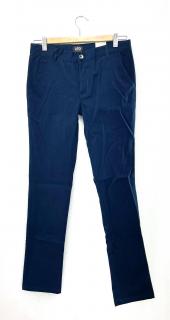 Dámske plátené nohavice iDo - tmavo modré Veľkosť KONFEKCIA: 34