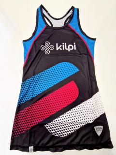 Dámske tímové bežecké tielko Kilpi EMILIO-W modré Farba: Modrá, Veľkosť KONFEKCIA: 38