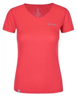 Dámske ultraľahké tričko Kilpi DIMARO-W - ružové Farba: Růžová, Veľkosť KONFEKCIA: 36
