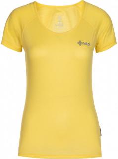 Dámske ultraľahké tričko KILPI DIMARO-W žltá Farba: Žlutá, Veľkosť KONFEKCIA: 36