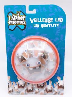 Detská licenčná LED lampička The Lapins Crétins Farba: Červená