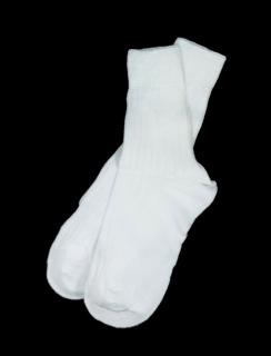 Detské bavlnené ponožky Bapon, 1 pár - vel.15-16, rôzne farby Farba: Bílá
