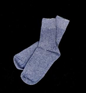 Detské bavlnené ponožky Bapon, 1 pár - vel.15-16, rôzne farby Farba: Modrá