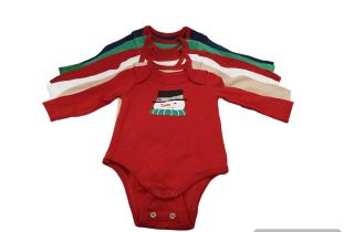 Detské Body - Vianočný motív Veľkosť XS-XXL: 0-3M