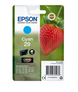 Epson 29 - 3.2 ml - azúrová - originálna
