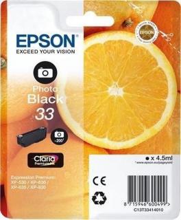 Epson 33 PHBK 4,5 ml čierna atramentová kazeta