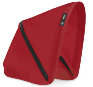 hauck Slnečná strieška Swift X Single Deluxe Canopy Red  Rozbalené