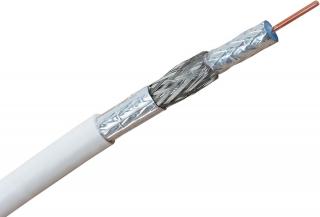 Hirschmann KOKA 9 Eca 4G/LTE odolný koaxiálny kábel v krabici/biela - 250 metrov