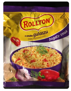 Instantná polievka s príchuťou gulášu - Rollton - 62 g