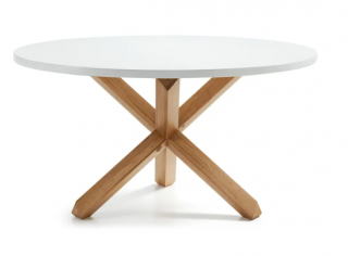 Jedálenský stôl Kave Home Nori, ⌀ 135 cm  Rozbalené