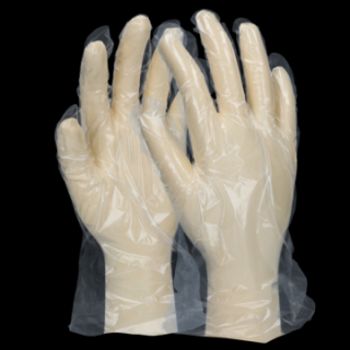 Jednorazové rukavice - igelitové - 100ks