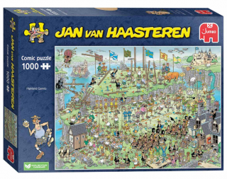 Jumbo Puzzle Jan van Haasteren Highland Games  Rozbalené