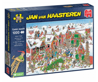 Jumbo Spiele Jan van Haasteren - Santas Village, puzzle, puzzle pre dospelých, 1000 dielikov, 20075