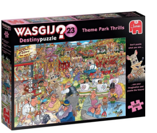 Jumbo Wasgij Puzzle Destiny 23 - Podívaná v zábavnom parku