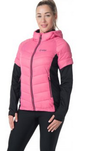 Kilpi Verons-dámska bunda, ružová Farba: Růžová, Veľkosť KONFEKCIA: 36