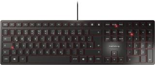Klávesnica CHERRY KC6000 SLIM USB klávesnica nemecká, QWERTZ, Windows® Black  Rozbalené