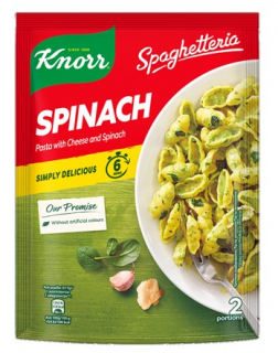 Knorr Spaghetteria Spinach Cestoviny so špenátom a syrom 1x160g
