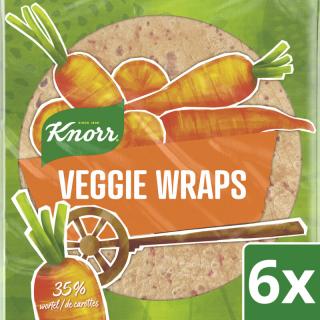 Knorr Veggie wraps - mrkvové tortilly 370g